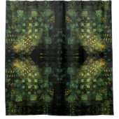 Lights in the City抽象芸術・アート シャワーカーテン (正面)