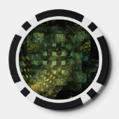 Lights in the City抽象芸術・アート ポーカーチップ (裏面)