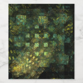 Lights in the City抽象芸術・アート ワインラベル (シングルラベル)