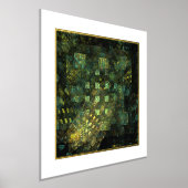 Lights in the City抽象芸術・アート 箔ポスター (レイダウン)