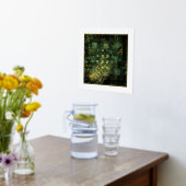 Lights in the City抽象芸術・アート 箔ポスター (レイダウン (キッチン))