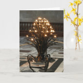 Lights of Faith，フィレンツェ，イタリア –  カード (黄色い花)