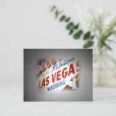 Lights on the "Bride & Groom" Las Vの私たち結婚の作品 ポストカード (スタンド正面)