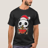 Lights Panda Wearing Kawaii Panda Tシャツ (正面)