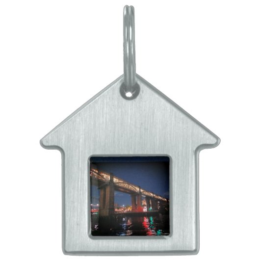 Lights under the bridge ペットネームタグ (正面)