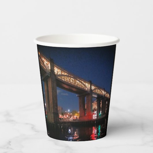 Lights under the bridge 紙コップ (裏面)