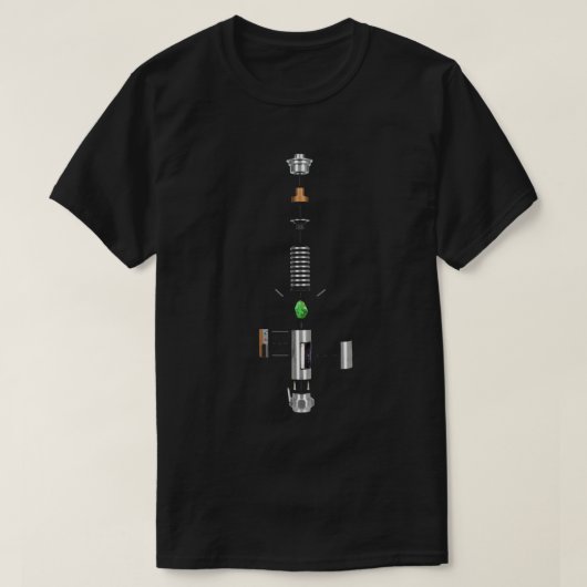 Lightsaber断面エッセンシャルTシャツ.png Tシャツ (デザイン正面)