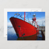 Lightship、カーディフ・ベイ、カーディフ、ウェールズ ポストカード (正面/裏面)