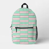  Lightweight Backpacks for students プリントバックパック (正面)