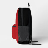 Lightweight Trail Hiking red black Backpack Gift プリントバックパック (右)
