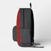 Lightweight Trail red Hiking Backpack プリントバックパック (右)