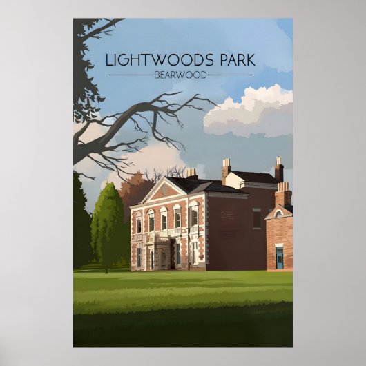 Lightwoods Park Bearwood トラベルポスター ポスター (正面)