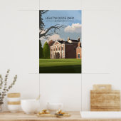 Lightwoods Park Bearwood トラベルポスター ポスター (キッチン)