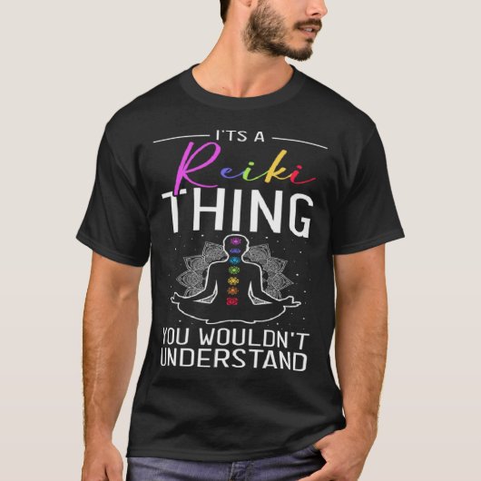 Lightworker Quote for Holistic Reiki and Reiki Meo Tシャツ (正面)