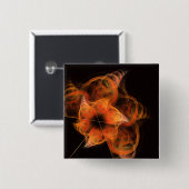 Lightworks抽象芸術アートボタン（四角） 缶バッジ (正面&裏面)