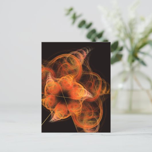 Lightworks抽象芸術アートポストカード ポストカード (スタンド正面)