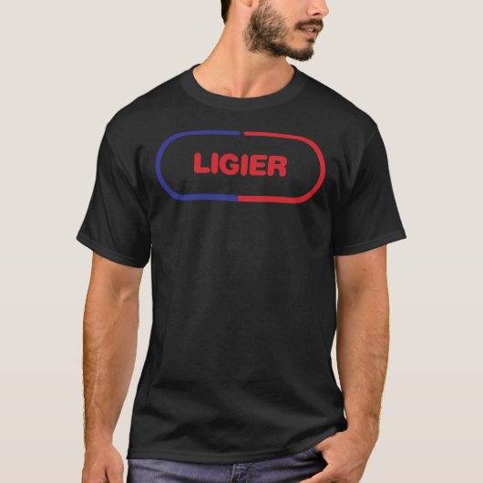 Ligier F1 Team 1980 HockenheimロゴEssential T-Sh Tシャツ (正面)
