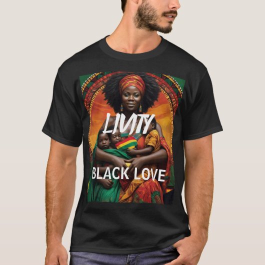 LIGITY BLACK LOVE BASIC Dark Tシャツ (正面)