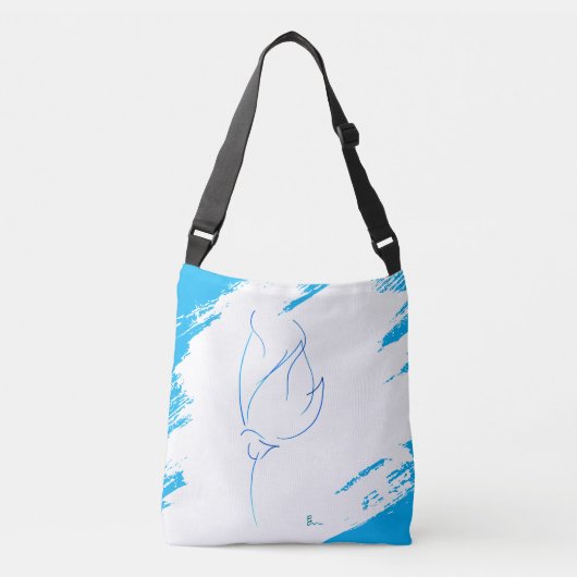 Ligne bleu 6 クロスボディバッグ (正面)