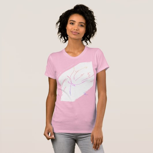 Lignes bleu 2 tシャツ (正面フル)