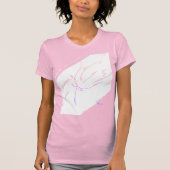 Lignes bleu 2 tシャツ (正面)