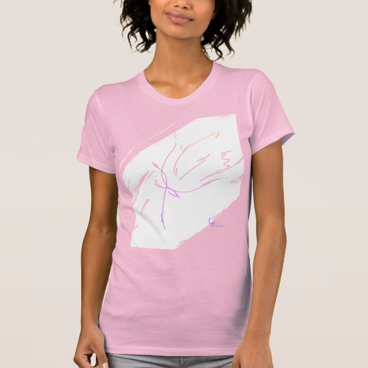 Lignes bleu 2 tシャツ (正面)