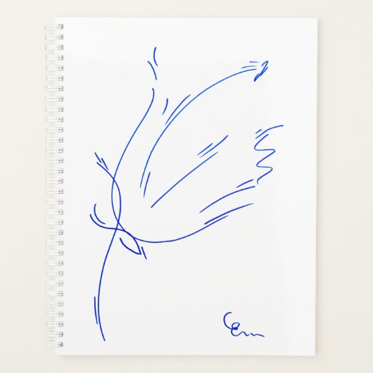Lignes bleues 2 Agenda プランナー手帳 (正面)