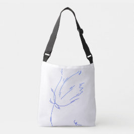 Lignes bleues 2 Sac fourre-tout クロスボディバッグ