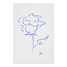Lignes bleues 4 ポスター