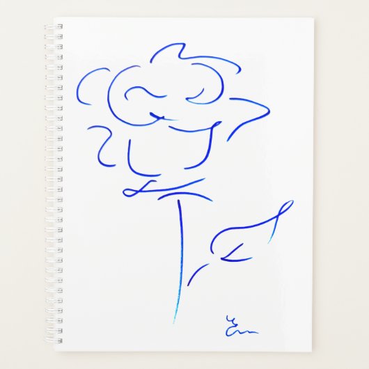 Lignes bleues 4 Agenda プランナー手帳 (正面)