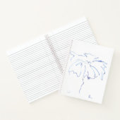 Lignes bleues 5 ノートブック (内部)