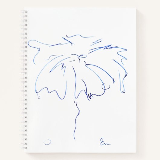 Lignes bleues 5 ノートブック (正面)