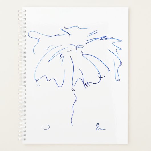 Lignes bleues 5 Agenda プランナー手帳 (正面)