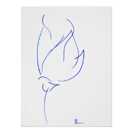 Lignes bleues 6 ポスター