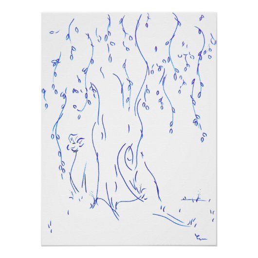 Lignes pleureuses, série "Traits simples" ポスター (正面)