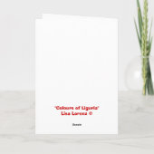 Liguira Greeting Cardの色 カード (裏面)