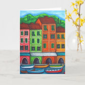 Liguira Greeting Cardの色 カード (黄色い花)