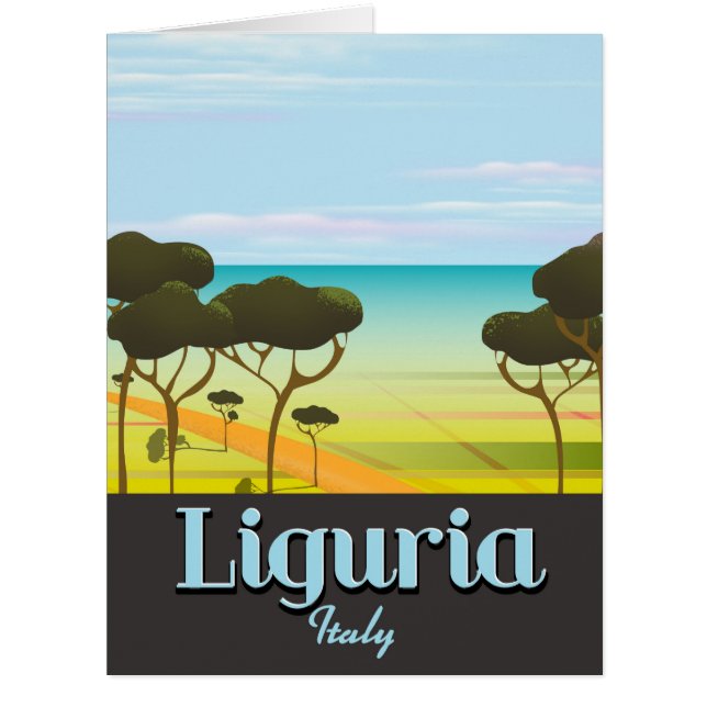 Liguria Italytravelポスター (正面)