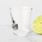 Lihueカウアイ写真結婚式の引き出物応援ショットグラス ショットグラス (右)