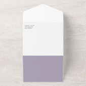 Lihue結婚式招待状とQRコードRSVP オールインワン招待状 (外側)