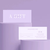 LiIac Lavenderあなたのためのギフト美しい証明書