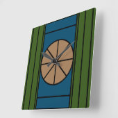 Lijnen スクエア壁時計 (傾斜)