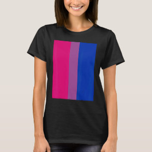 LikのBi人のためのバイセクシャルプライドフラグの回転 Tシャツ