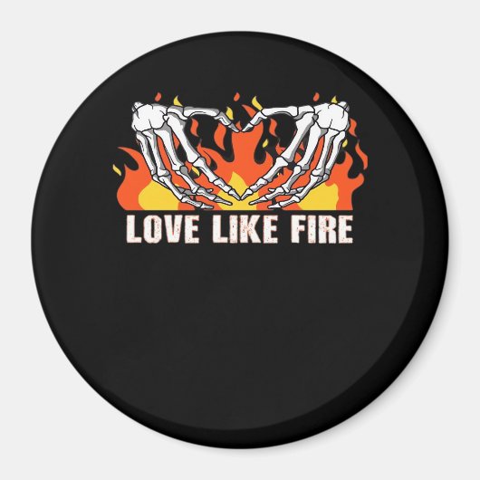 Likeクラシック – スケルトンハンドハート マグネット (正面)