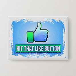 Likeボタンを押す 缶バッジ