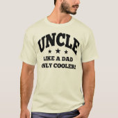 Like叔父さんよりクールなだけパパ Tシャツ (正面)
