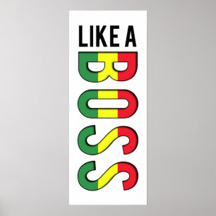 LIKE aボスレゲエカラー ポスター