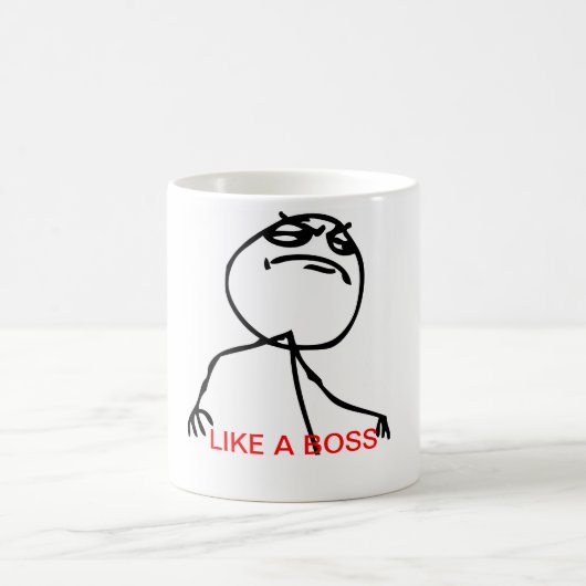 LIKE A BOSS Tasse コーヒーマグカップ (中央)