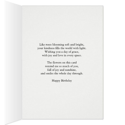 Like a Duter誕生日バラ絵を描水色 (内側 (右))