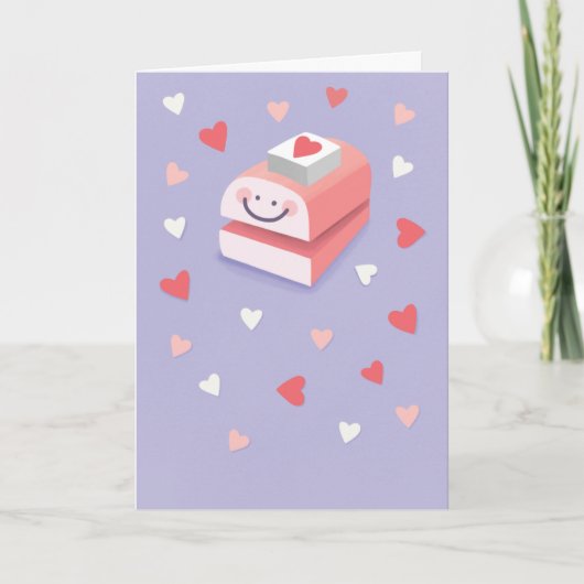 Like A Hole Punch Valentine Card ノートカード (正面)